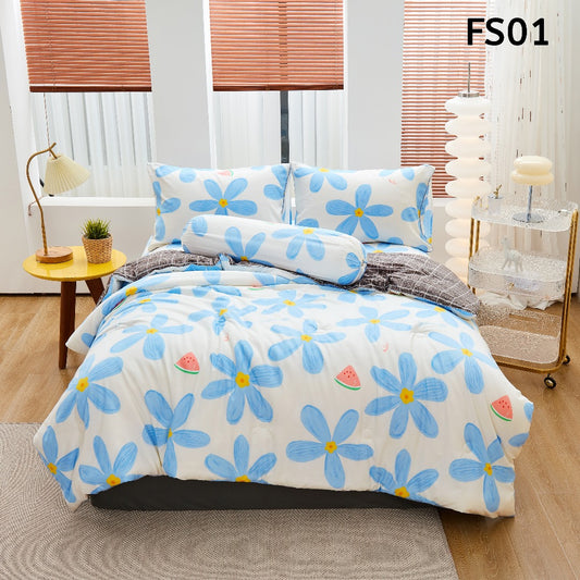 100% FS Cotton 2500 Thread Count Fitted Bedsheet Cartoon Design