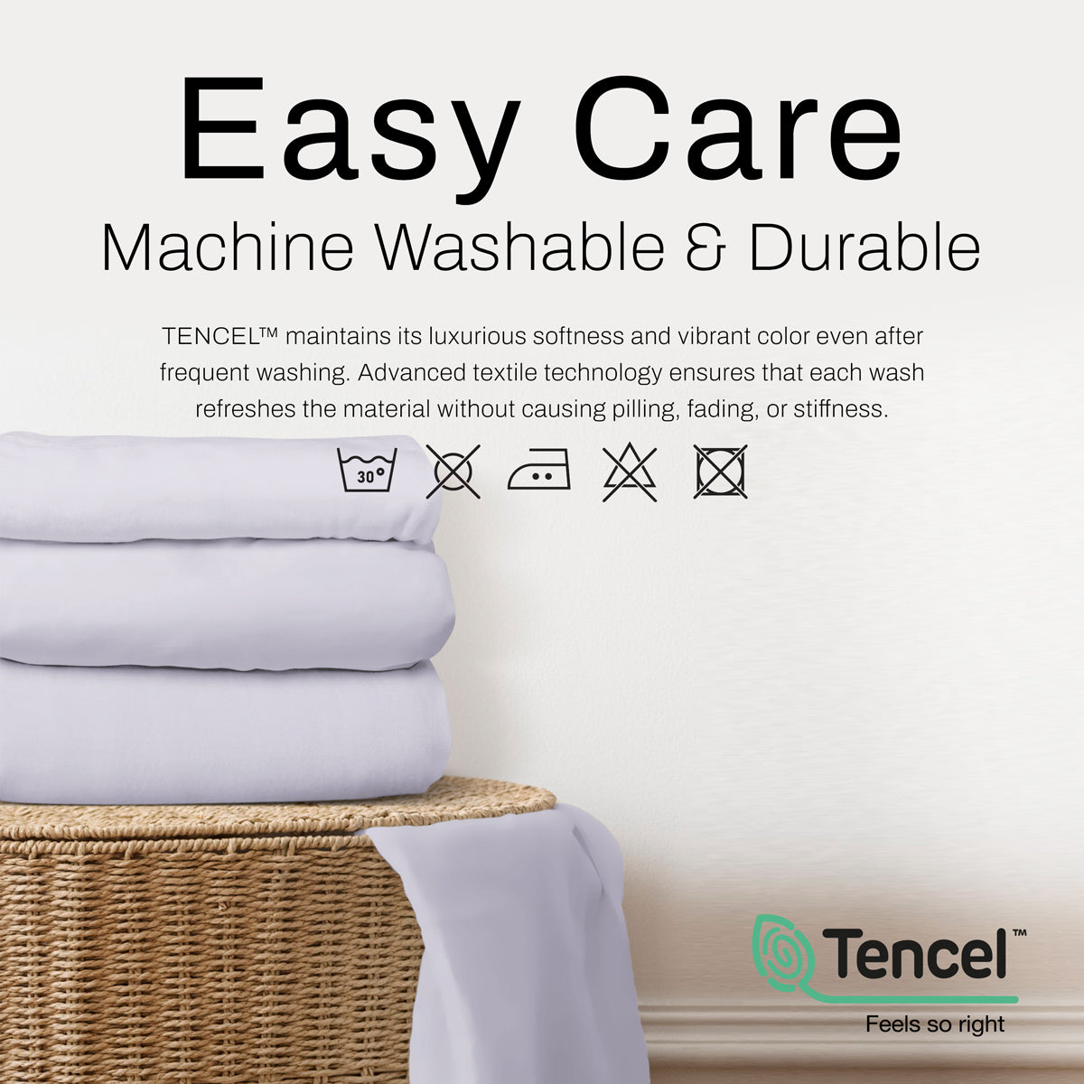 【Pillow Case & Bolster Case & Bedsheet & Quilt Cover only】Micro Technology Tencel Lenzing Bedsheet