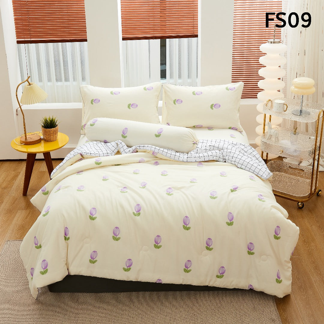100% FS Cotton 2500 Thread Count Fitted Bedsheet Cartoon Design