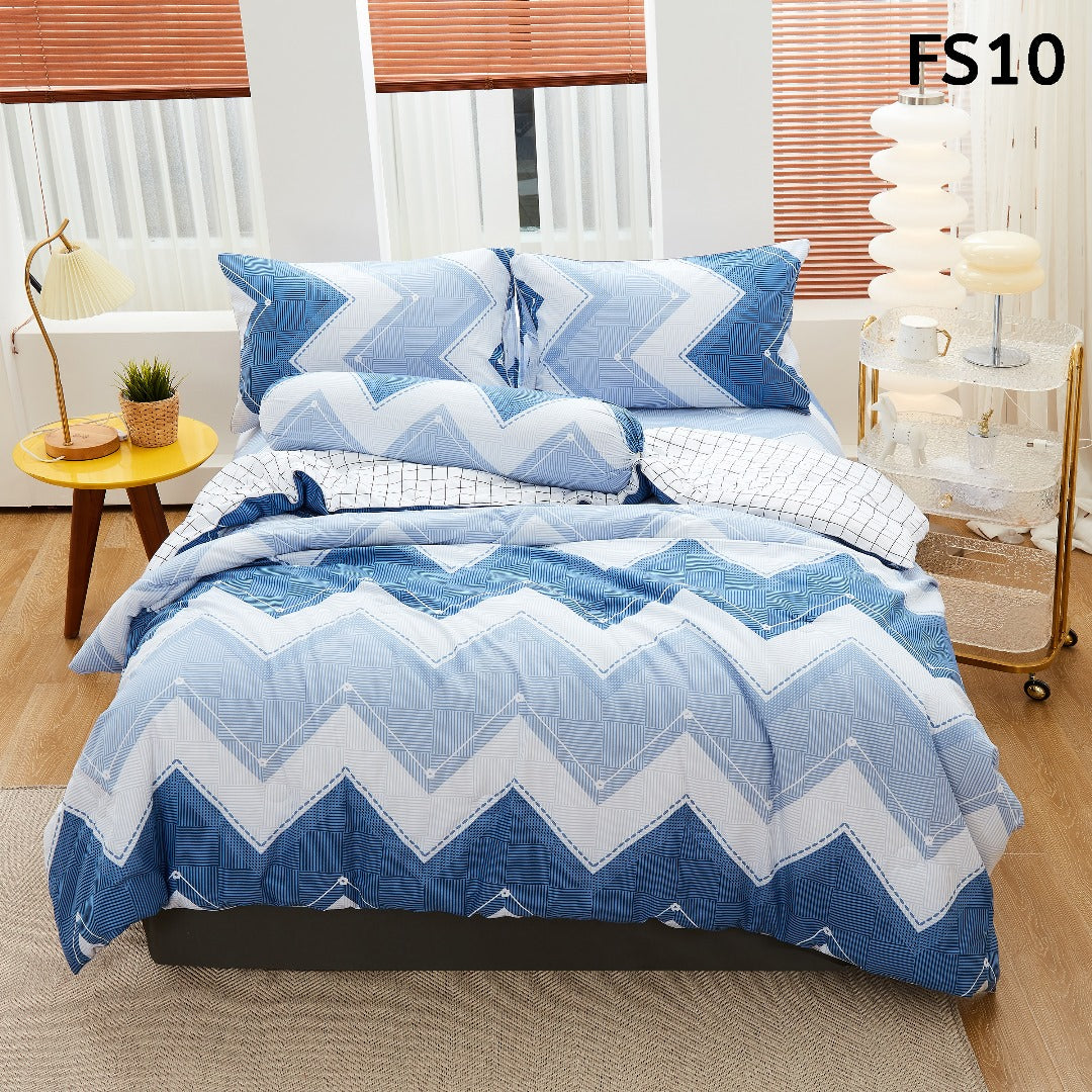 100% FS Cotton 2500 Thread Count Fitted Bedsheet Cartoon Design