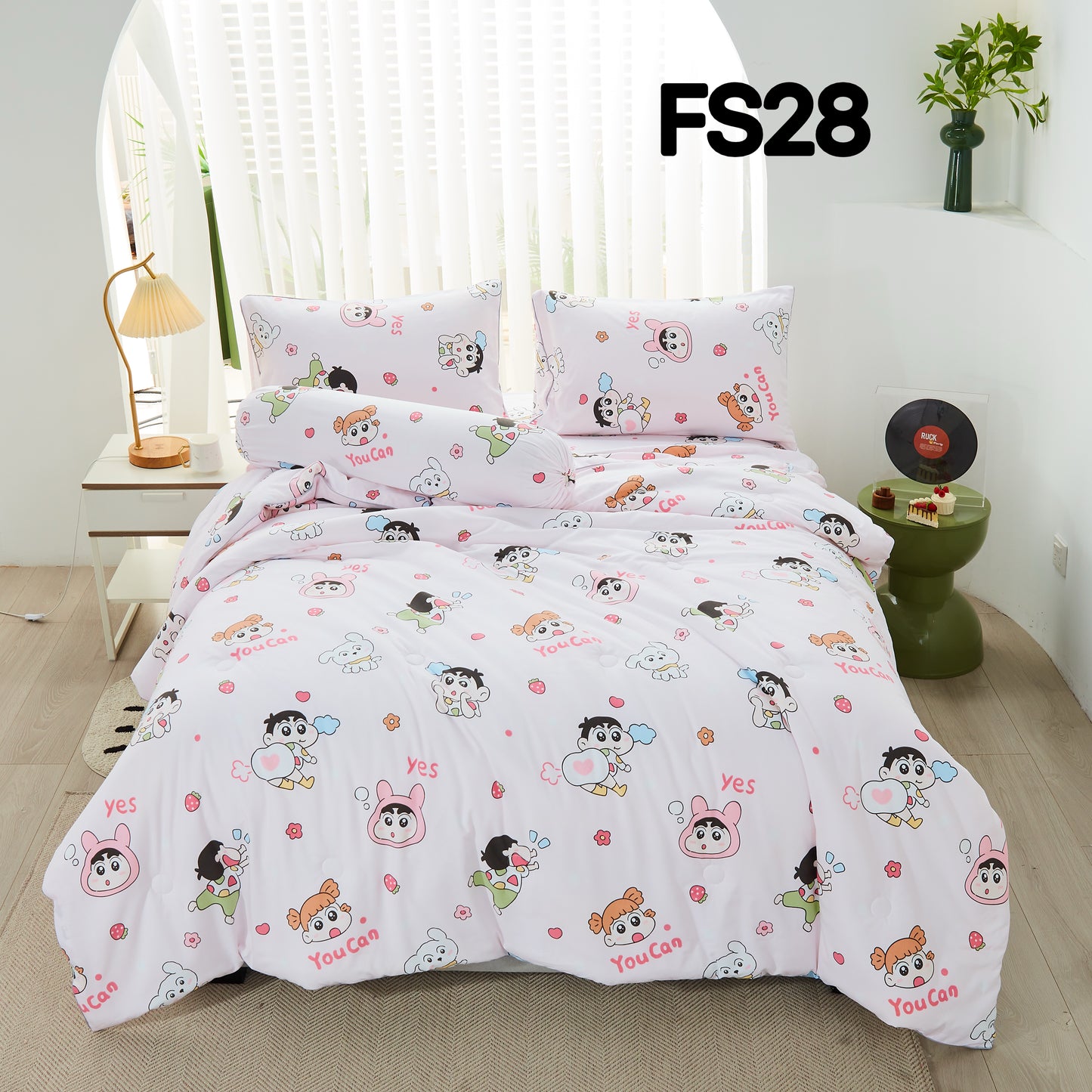 Shin-Chan Series | 100% Cotton 2500 Thread Count Fitted Bedsheet