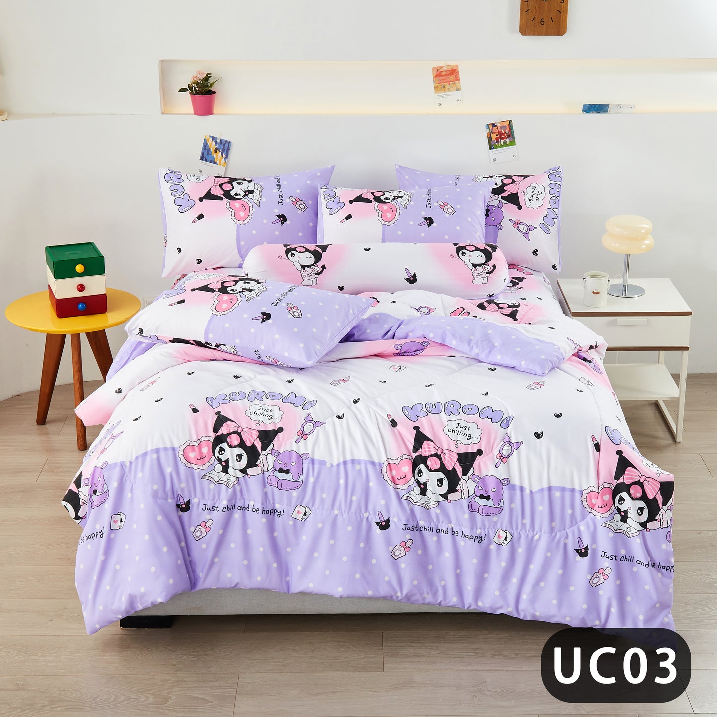 Sanrio Series | 100% Cotton 1800 Threat Count Fitted Bedsheet
