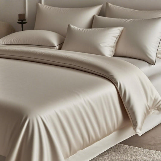 1800 Thread Count Cool Silk Fitted Bedsheet